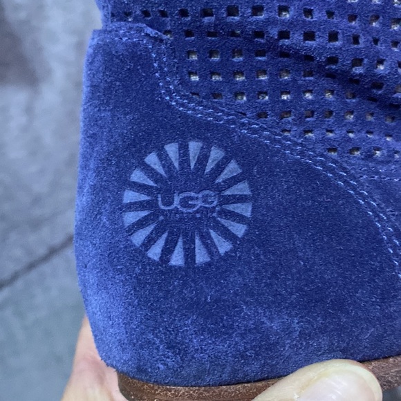 🎉HP🎉UGG Blue Mesh Knee-high Boots - Picture 12 of 16